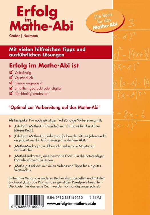 Produktbild: Erfolg im Mathe-Abi Hessen Grundkurs Grundwissen