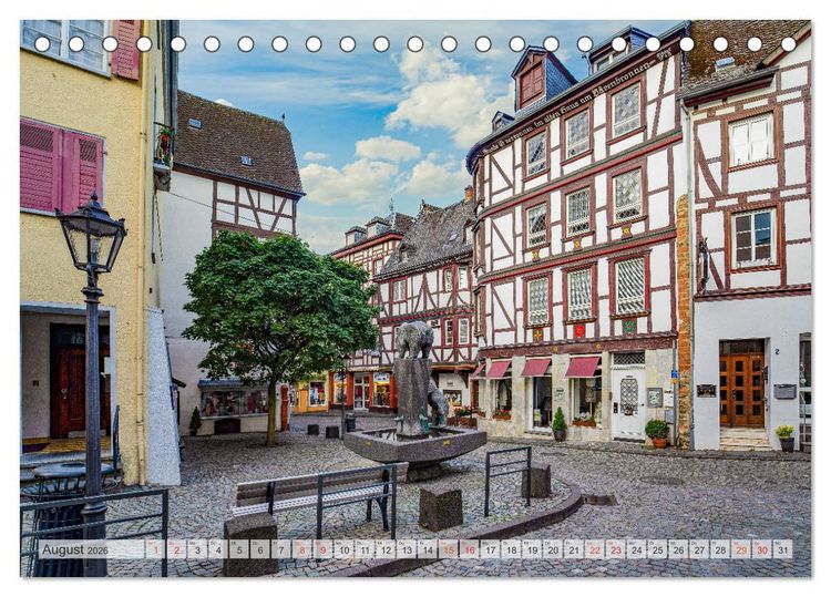 Produktbild: Bernkastel Kues Impressionen (Tischkalender 2026 DIN A5 quer), CALVENDO Monatskalender
