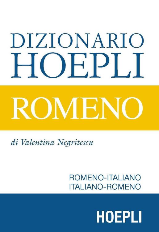 Produktbild: Dizionario Hoepli romeno. Romeno-italiano, italiano-romeno