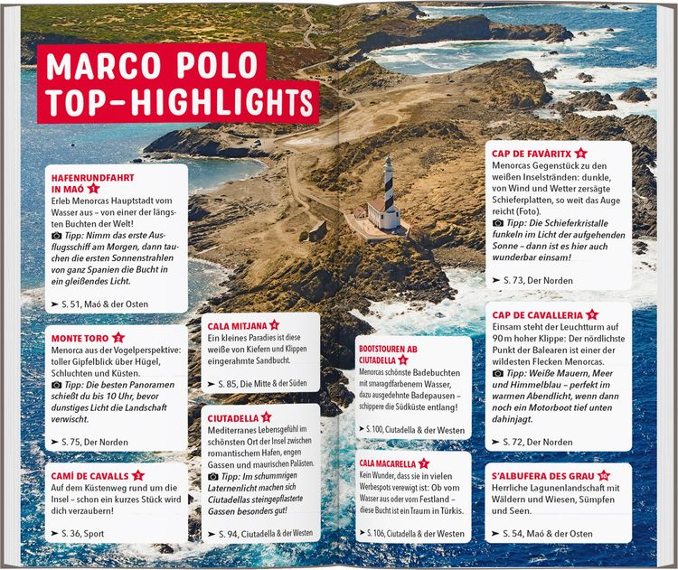 Produktbild: MARCO POLO Reisef&uuml;hrer Menorca