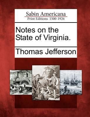 Produktbild: Notes on the State of Virginia.