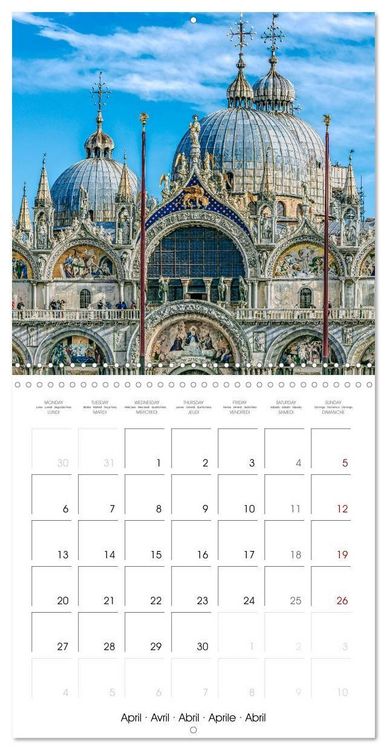 Produktbild: Venice - Magic of the Serinissima (Wall Calendar 2026 12 &times; 12 Inch) CALVENDO 12 Month Wall Calendar