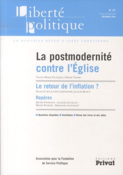 Produktbild: Revue Libert&eacute; politique: No 47