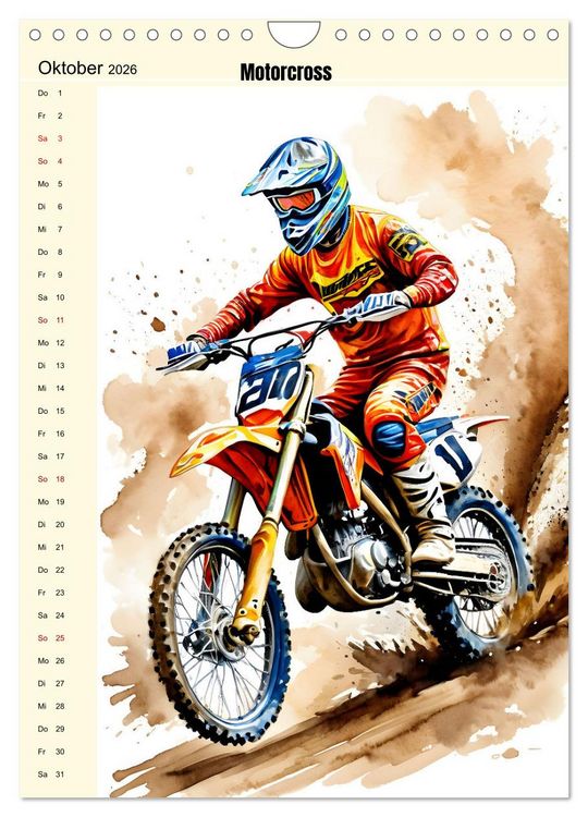 Produktbild: Attraktiver Outdoorsport (Wandkalender 2026 DIN A4 hoch), CALVENDO Monatskalender