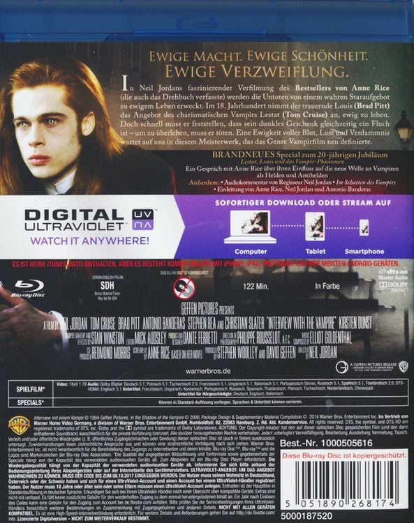 Produktbild: Interview mit einem Vampir - 20th Anniversary
