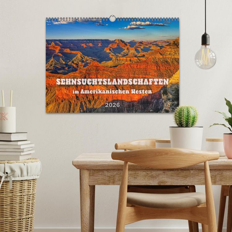 Produktbild: Sehnsuchts Landschaften im Amerikanischen Westen (Wandkalender 2026 DIN A3 quer), CALVENDO Monatskalender