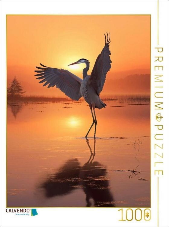 Produktbild: CALVENDO Puzzle Ein Motiv aus dem Kalender Tanz der V&ouml;gel | 1000 Teile Lege-Gr&ouml;&szlig;e 64x48cm Foto-Puzzle f&uuml;r gl&uuml;ckliche Stunden