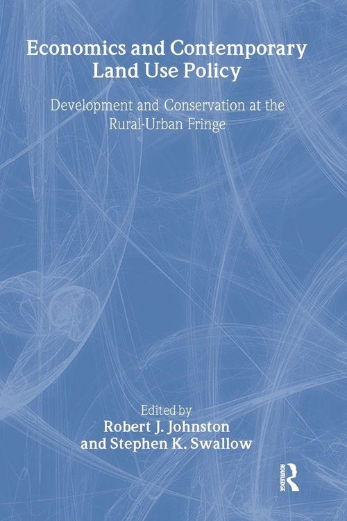 Produktbild: Economics and Contemporary Land Use Policy