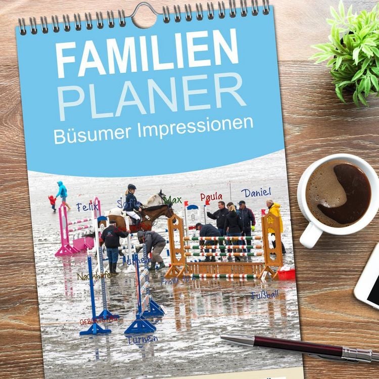 Produktbild: Familienplaner 2026 - B&uuml;sumer Impressionen mit 5 Spalten (Wandkalender, 21 x 45 cm) CALVENDO