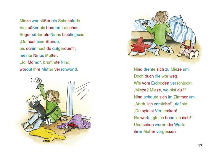 Produktbild: Silbengeschichten zum Lesenlernen - Katzengeschichten