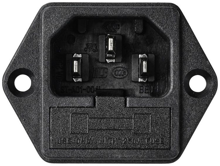 Produktbild: TRU COMPONENTS TC-10101436 Netzfilter mit Kaltger&auml;tebuchse 250 V/AC 10 A 0.3 mH (L x B x H) 54.3 x 44 x 31.3 mm 1 St.