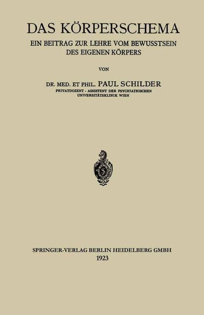 Produktbild: Das K&ouml;rperschema