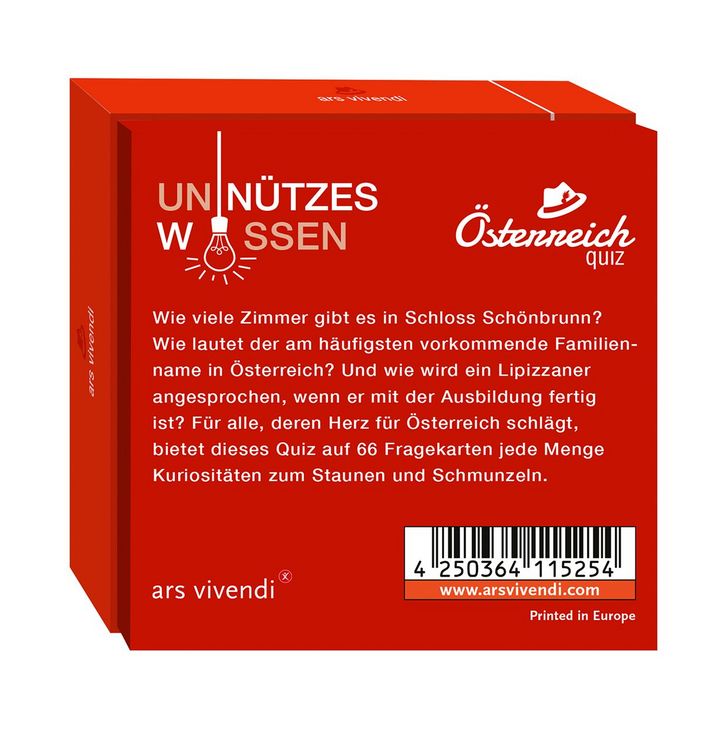 Produktbild: Unn&uuml;tzes Wissen &Ouml;sterreich