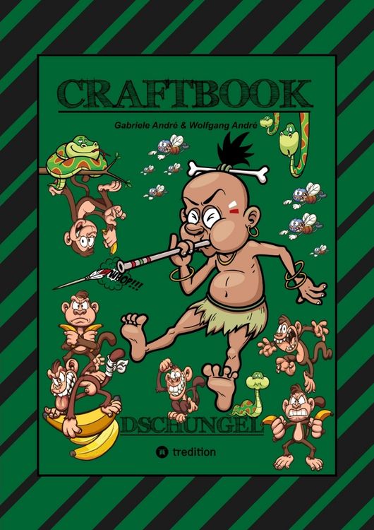 Produktbild: CRAFTBOOK - 150 SEITEN SPECIAL EDITION - TOLLE MOTIVE - BONUS SPIEL - MONKEY JUMP - R&Auml;TSEL - AMAZONAS REGENWALD