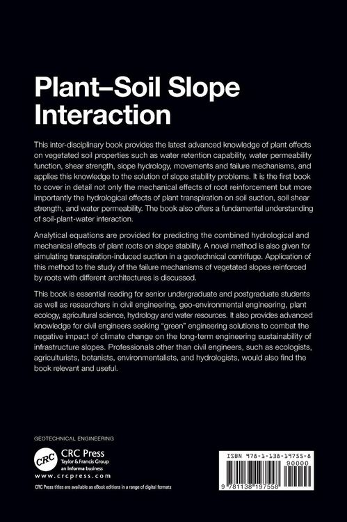 Produktbild: Plant-Soil Slope Interaction