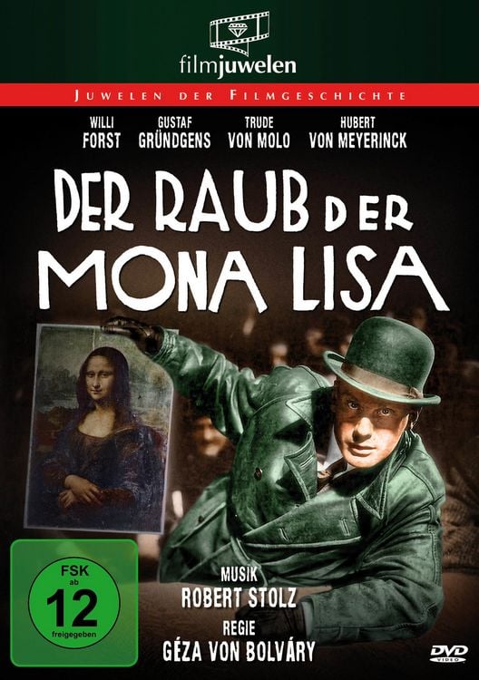 Produktbild: Der Raub der Mona Lisa (mit Gustaf Gr&uuml;ndgens und Willi Forst) (Filmjuwelen)