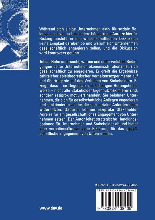 Produktbild: Gesellschaftliches Engagement von Unternehmen