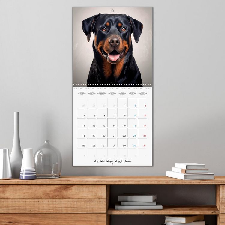 Produktbild: Portraits de grands chiens (Calendrier mural carr&eacute; 2026 30x30 cm) Calendrier double avec une page pour vos prises de notes