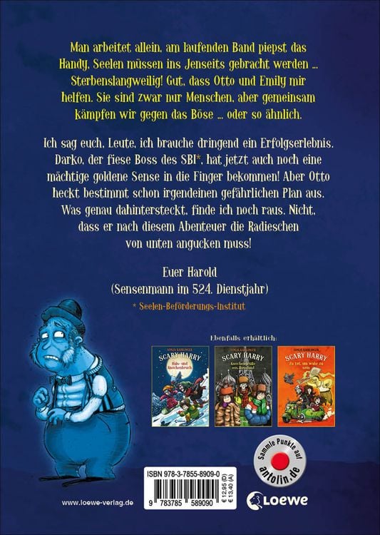 Produktbild: Scary Harry (Band 9) - Das Skelett mit der goldenen Sense