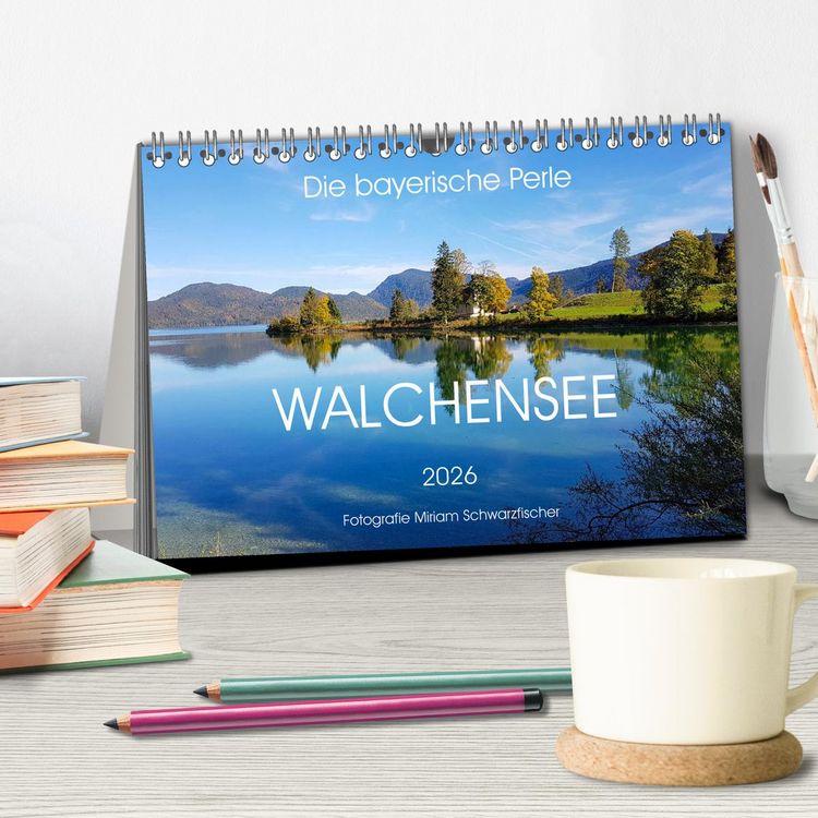 Produktbild: Walchensee (Tischkalender 2026 DIN A5 quer), CALVENDO Monatskalender