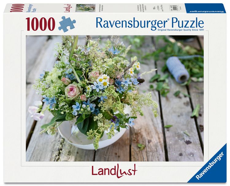 Produktbild: Sommerlicher Wiesenstrauß mit Himmelblauem Südstern