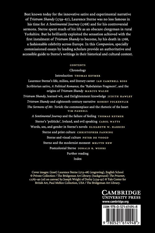 Produktbild: The Cambridge Companion to Laurence Sterne