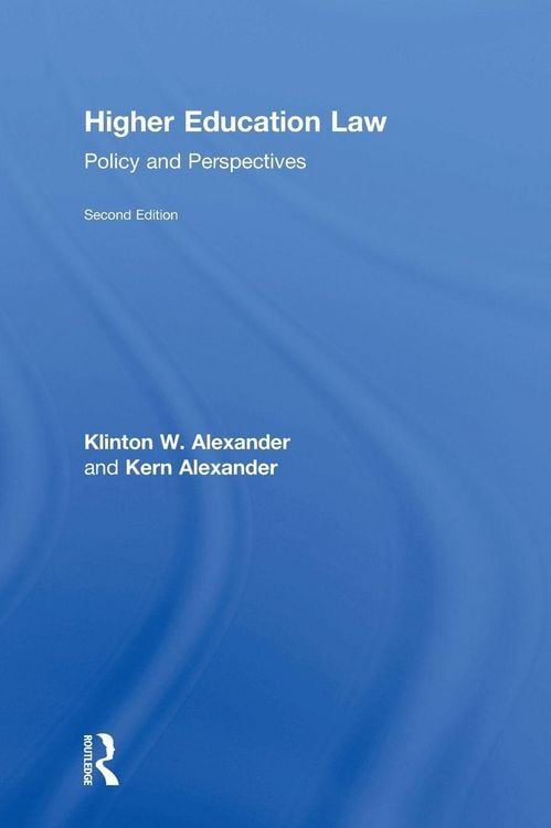 Produktbild: Higher Education Law