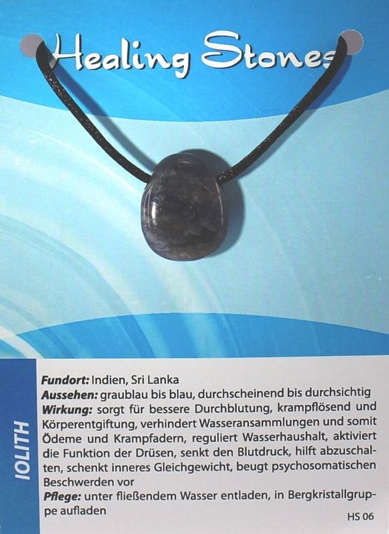 Produktbild: Iolith Maxicard Healing Stones, R143-06