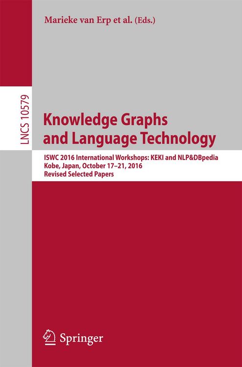 Produktbild: Knowledge Graphs and Language Technology