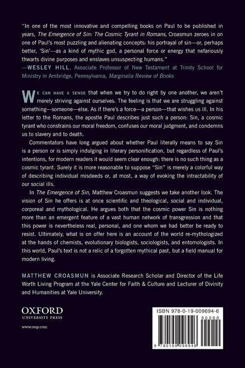 Produktbild: The Emergence of Sin