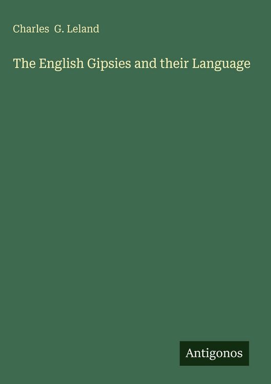 Produktbild: The English Gipsies and their Language