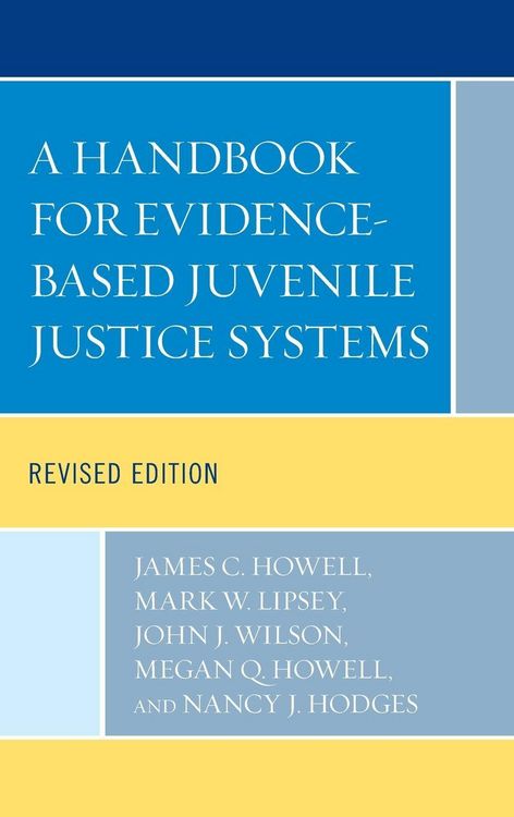 Produktbild: Handbook for Evidence-Based Juvenile Justice Systems