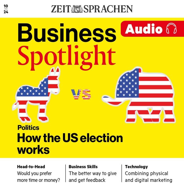 Produktbild: Business Englisch lernen Audio – Präsidentschaftswahl in den USA