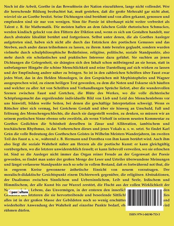 Produktbild: Ueber Goethes Hermann und Dorothea