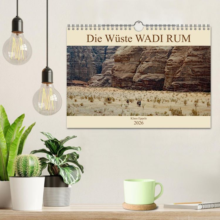 Produktbild: Die W&uuml;ste Wadi Rum (Wandkalender 2026 DIN A4 quer), CALVENDO Monatskalender