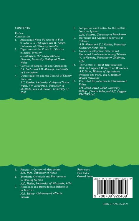 Produktbild: Control Processes in Fish Physiology
