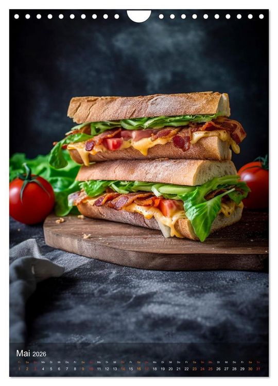 Produktbild: Cooles Fingerfood (Wandkalender 2026 DIN A4 hoch), CALVENDO Monatskalender