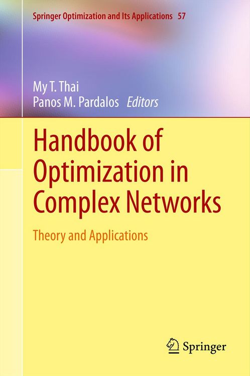 Produktbild: Handbook of Optimization in Complex Networks
