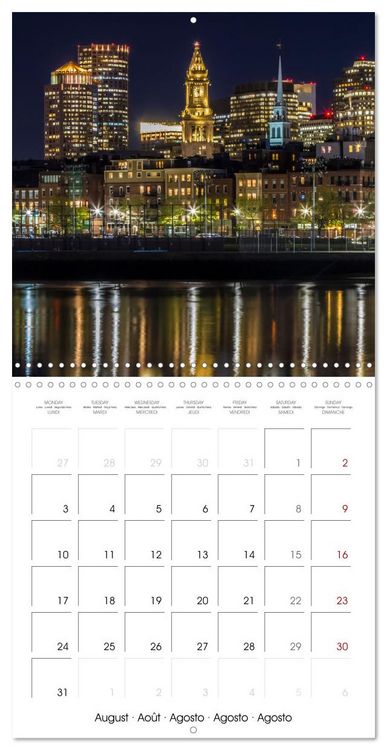 Produktbild: BOSTON Highlights (Wall Calendar 2026 12 &times; 12 Inch) CALVENDO 12 Month Wall Calendar