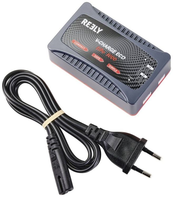Produktbild: Reely V-CHARGE ECO LiPo 1000 Modellbau-Ladeger&auml;t 230V 1A LiPo