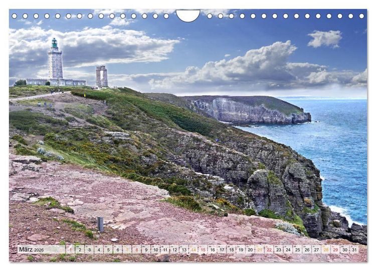 Produktbild: Normandie und Bretagne-faszinierend abwechslungsreich (Wandkalender 2026 DIN A4 quer), CALVENDO Monatskalender