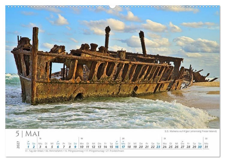 Produktbild: Australien - Highlights Ostk&uuml;ste (hochwertiger Premium Wandkalender 2027 DIN A2 quer), Kunstdruck in Hochglanz