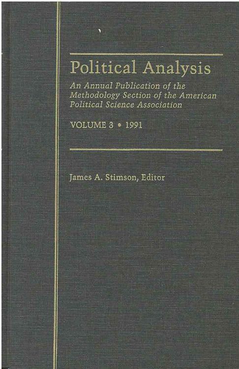 Produktbild: Political Analysis