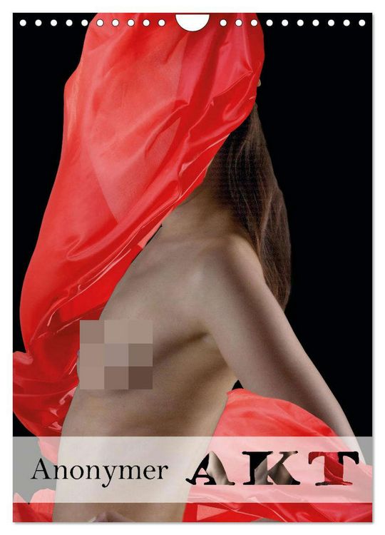 Produktbild: Anonymer Akt (Wandkalender 2026 DIN A4 hoch), CALVENDO Monatskalender