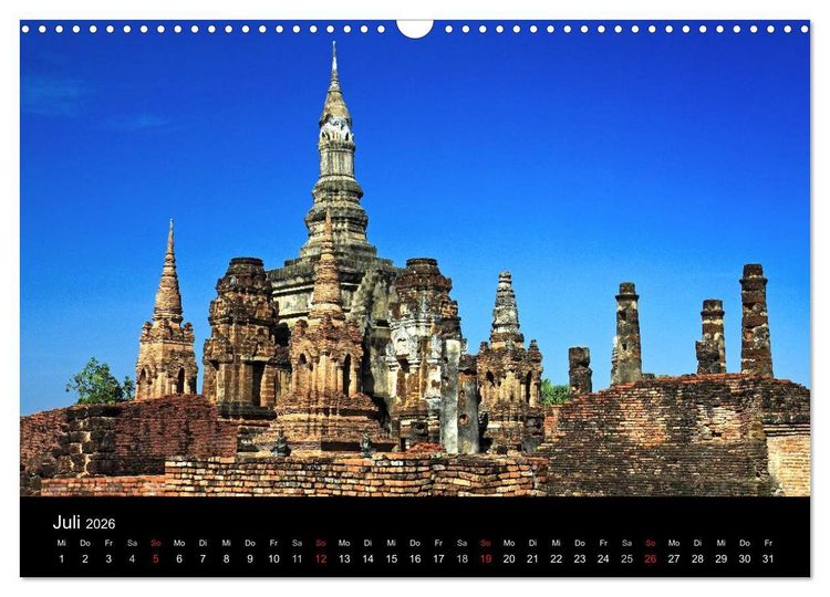 Produktbild: Tropenparadies Thailand 2026 (Wandkalender 2026 DIN A3 quer), CALVENDO Monatskalender