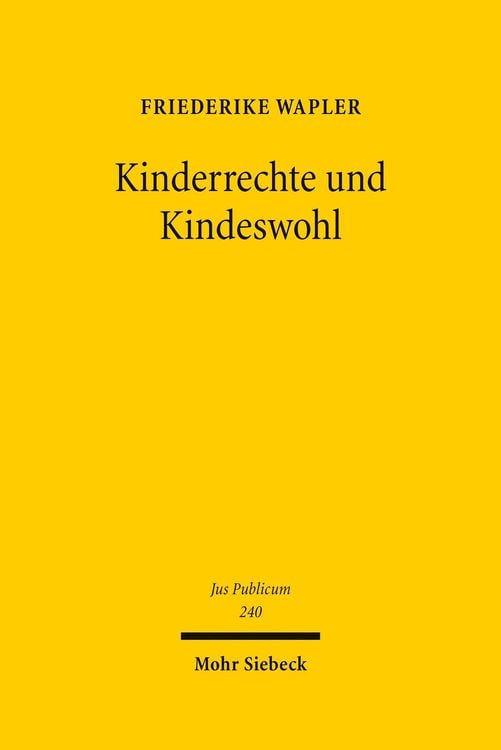Produktbild: Kinderrechte und Kindeswohl