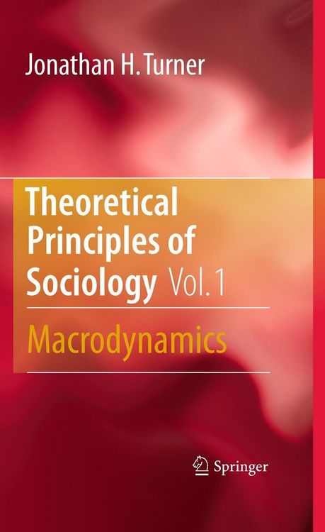Produktbild: Theoretical Principles of Sociology, Volume 1