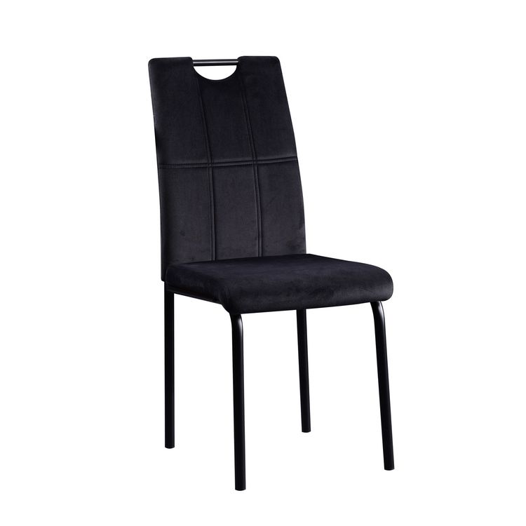 Produktbild: HTI-Living Stuhl Denton Velvet schwarz Stuhl Denton Velvet schwarz