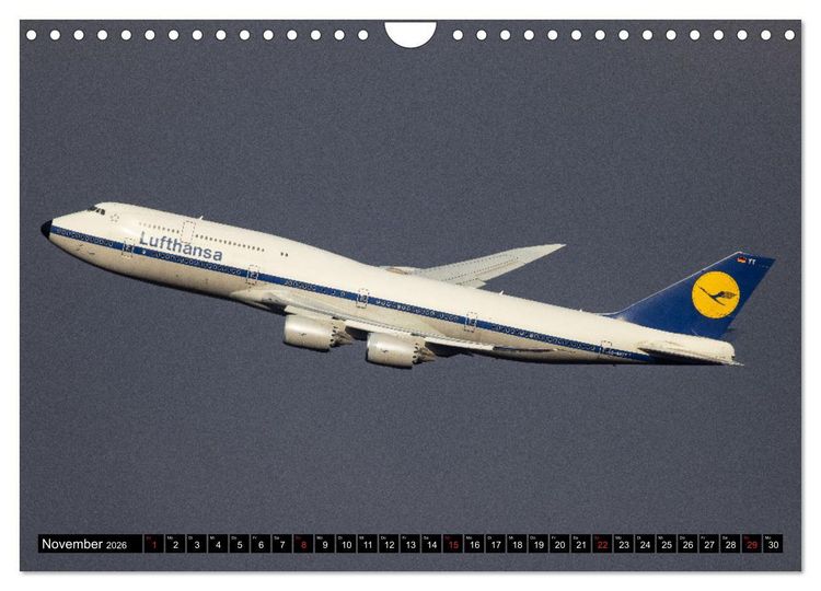 Produktbild: Airliner 2026 (Wandkalender 2026 DIN A4 quer), CALVENDO Monatskalender