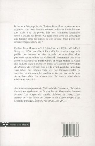 Produktbild: Une femme entre les lignes : vie et oeuvre de Clarisse Francillon